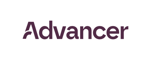 Advancer Primary Logo (Plum)